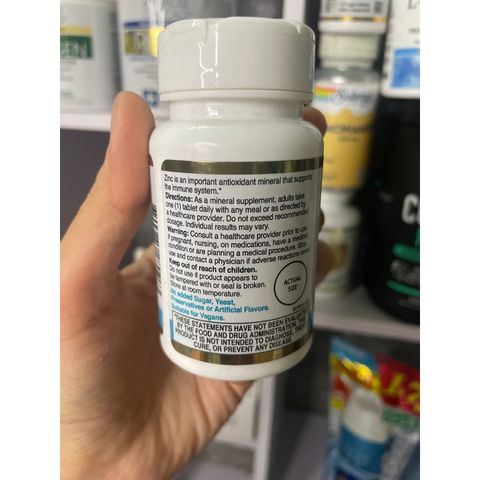 [MỸ] Viên kẽm zinc Citrate 50mg 60 viên 21st Century