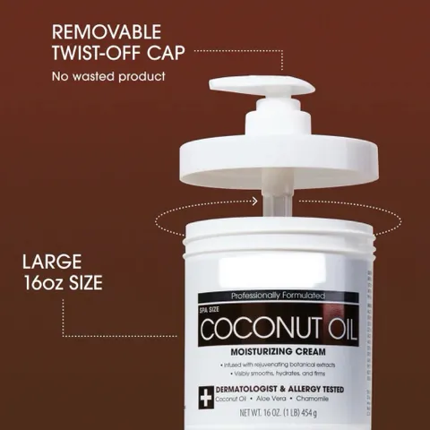 [Mỹ] KEM DƯỠNG DA COCONUT OIL CREAM 454g
