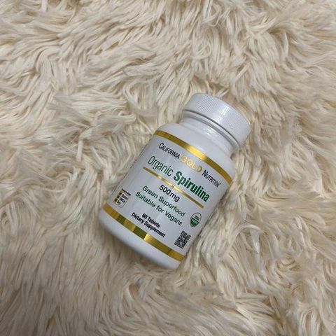 [MỸ] Tảo xoắn hữu cơ Organic Spirulina California Gold Nutrition