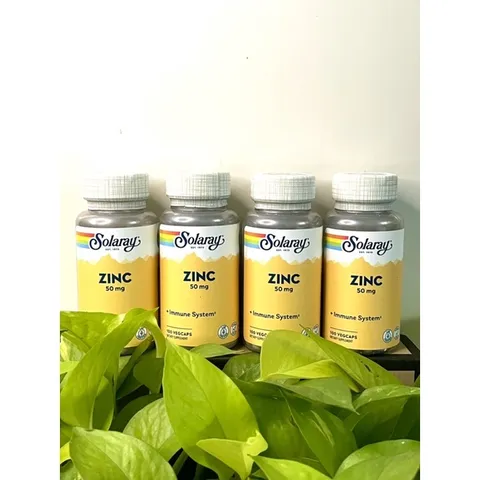 [MỸ] Kẽm nhà Solaray Zinc 50mg 100viiên ( Mar 2025)