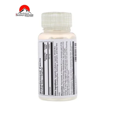 [MỸ] viên uống Niacinamide 500mg Solaray  100 VIÊN ngừa mụn