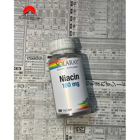 [Mỹ] viên Niacin 100mg  & 500mg SOLARAY ngừa mụn