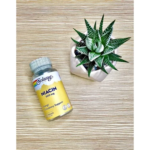 [Mỹ] viên Niacin 100mg  & 500mg SOLARAY ngừa mụn