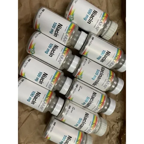 [MỸ] viên uống Niacinamide 500mg Solaray  100 VIÊN ngừa mụn