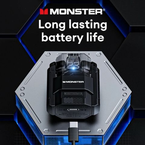 Tai Nghe Bluetooth TWS MONSTER XKT23 Âm Thanh HiFi Bluetooth 5.4, Game Mode, Đàm Thoại HD Khử Ồn ENC