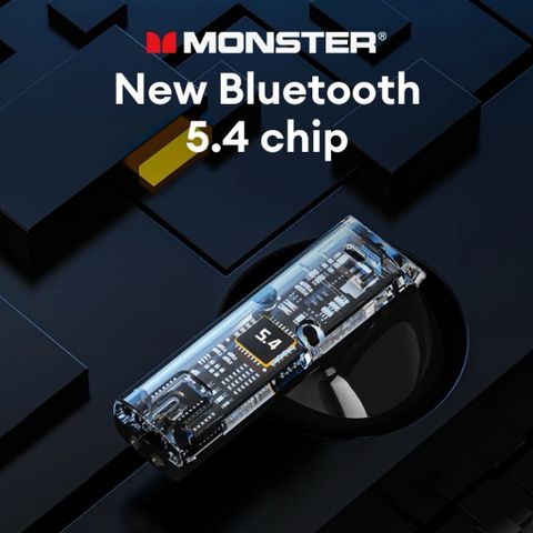 Tai Nghe Bluetooth TWS MONSTER XKT23 Âm Thanh HiFi Bluetooth 5.4, Game Mode, Đàm Thoại HD Khử Ồn ENC