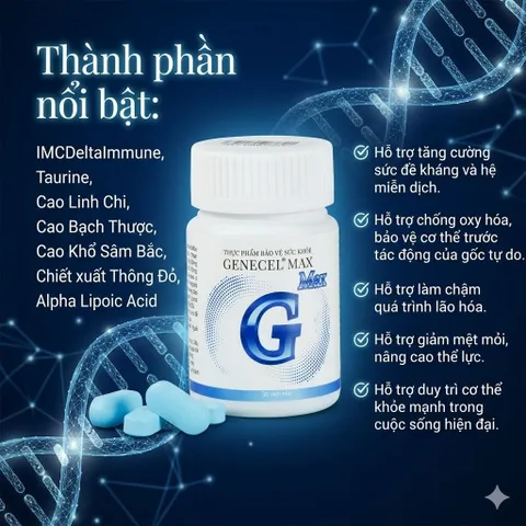 Gencel Max - Bảo vệ sức khỏe cho cả gia đình