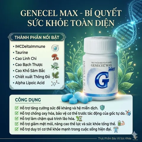 Gencel Max - Bảo vệ sức khỏe cho cả gia đình