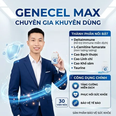 Gencel Max - Bảo vệ sức khỏe cho cả gia đình