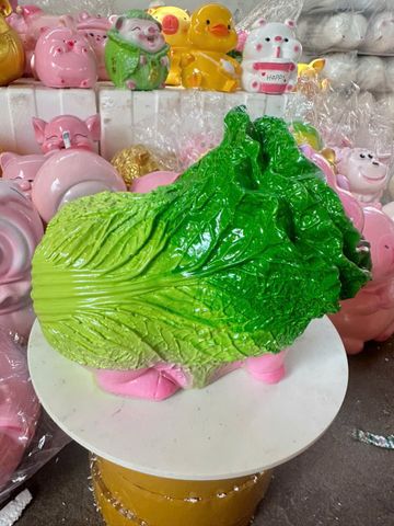 Heo đất tiết kiệm bắp cải thảo Kt: D25*R15*C15Cm