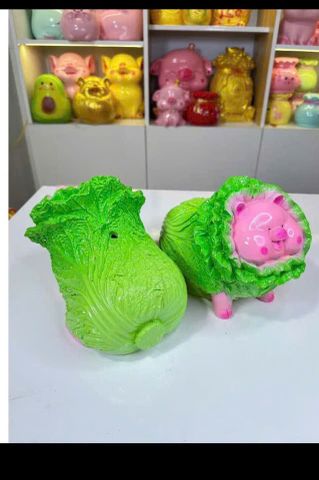 Heo đất tiết kiệm bắp cải thảo Kt: D25*R15*C15Cm