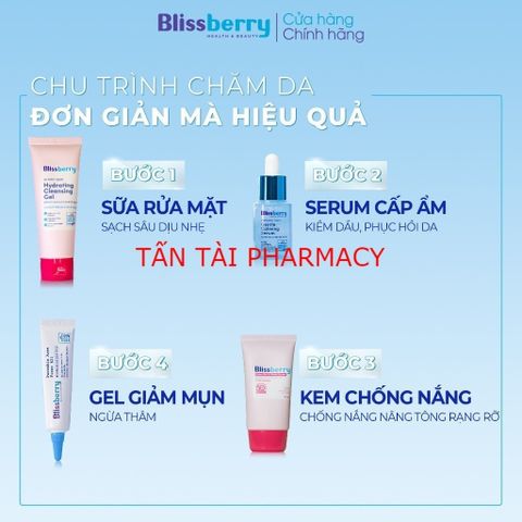 ✅[CHÍNH HÃNG, CHO KIỂM HÀNG] Kem chống nắng Blissberry Glowy Skin UV Shield Cream 60ml