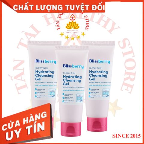 ✅[CHÍNH HÃNG, CHO KIỂM HÀNG] Sữa rửa mặt Blissberry Glowy Skin Hydrating Cleansing Gel 100ml