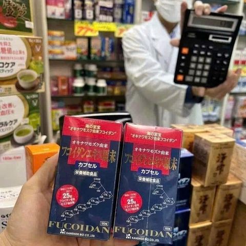Okinawa Fucoidan đỏ Japan 150 viên