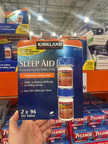 Set 2 hộp x 96v Sleep Aid Kirkland 