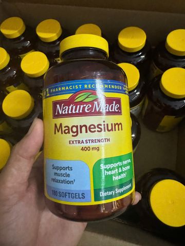Viên Nature Made bổ sung Magnesium Citrate 180 Viên