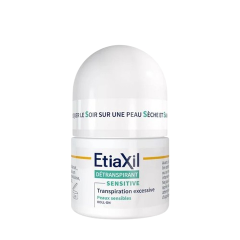 Lăn Khử Mùi EtiaXil Detranspirant Traitement Roll-On Peaux Sensibles Nhãn Xanh Cho Da Nhạy Cảm 15ml 