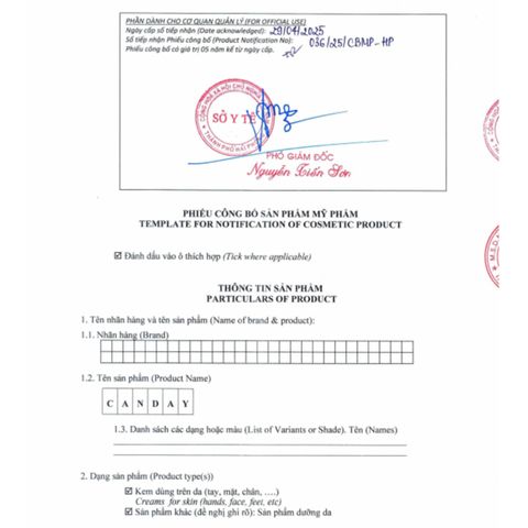  Kem chăm sóc vùng nhạy cảm nam nữ CANDAY - giảm khô rát, mẫn ngứa, giúp làm thơm