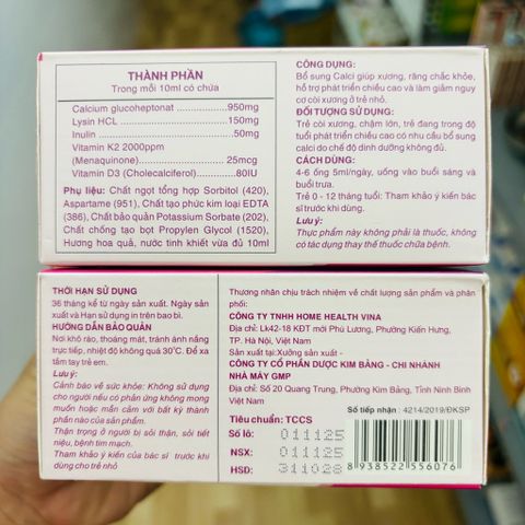 KID CALCIUM GOLD - dùng được cho trẻ sơ sinh