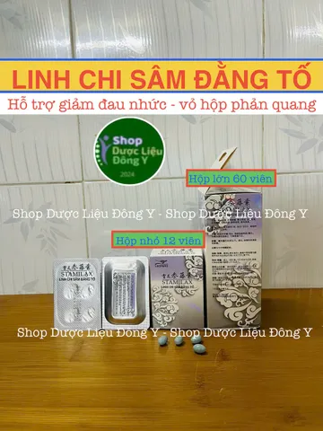 Linh Chi Sâm Đằng Hỗ Trợ Sức Khỏe - Giảm Đau Khớp & Tê Bì Chân Tay - Hộp 60 Viên Thực Phẩm Chức Năng