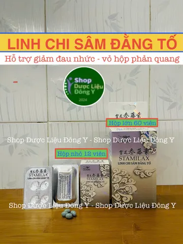Linh Chi Sâm Đằng Hỗ Trợ Sức Khỏe - Giảm Đau Khớp & Tê Bì Chân Tay - Hộp 60 Viên Thực Phẩm Chức Năng