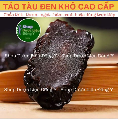 Táo Tàu Đen Hàn Quốc - Đại Táo Ngọt Dẻo 1kg - Thực Phẩm Khô Bổ Dưỡng Tốt Cho Tim Mạch và Hệ Miễn Dịch
