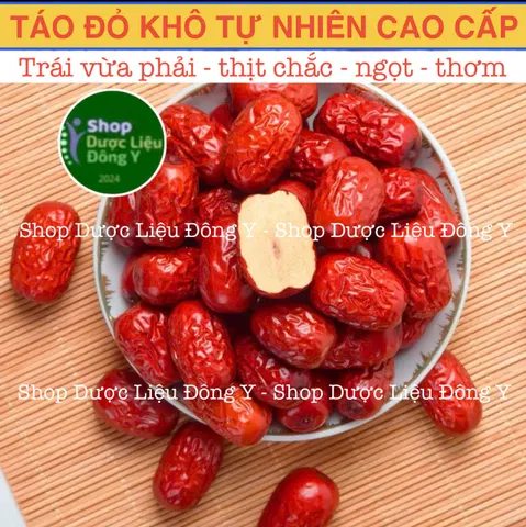 Táo Đỏ Sấy Khô - Quả To Táo Đỏ Tân Cương Loại Thượng Hạng Đều Ngon Và Đẹp