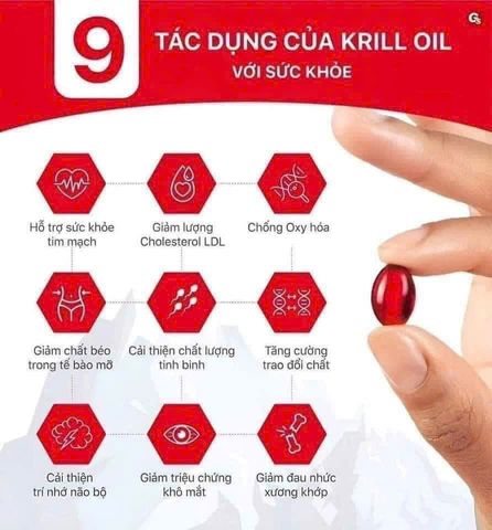 Dầu nhuyễn thể tôm Kirkland Signature Krill Oil 500mg - Hỗ trợ tim mạch, 180 viên dễ uống, Omega 3 tự nhiên, Không mùi tanh.
