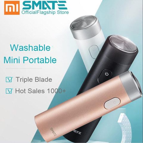 Máy Cạo Râu Xiaomi SMATE - STR03, vỏ nhôm khối, chống nước IPX7
