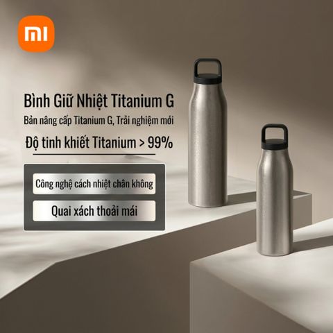 Bình Giữ Nhiệt Xiaomi Mijia Pure Titanium CUP G 450ml – Titan Nguyên Chất