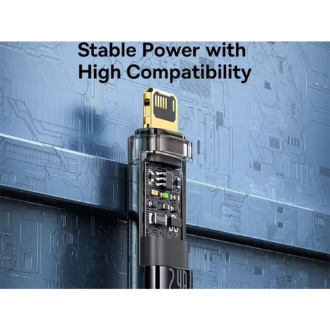 Cáp Sạc Tự Ngắt Baseus Explorer Series USB-A to Lightning 1m