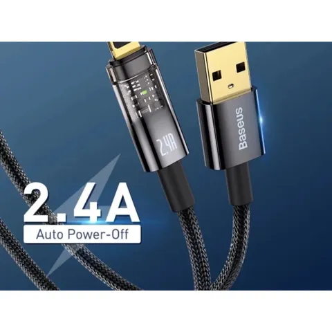 Cáp Sạc Tự Ngắt Baseus Explorer Series USB-A to Lightning 1m