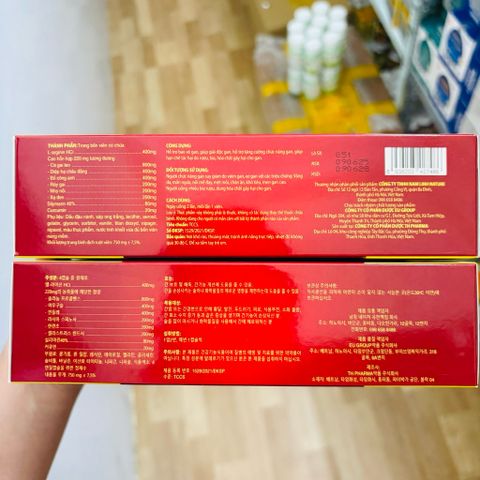 Giải độc gan ARGININ Curcumin Xạ đen 50 viên