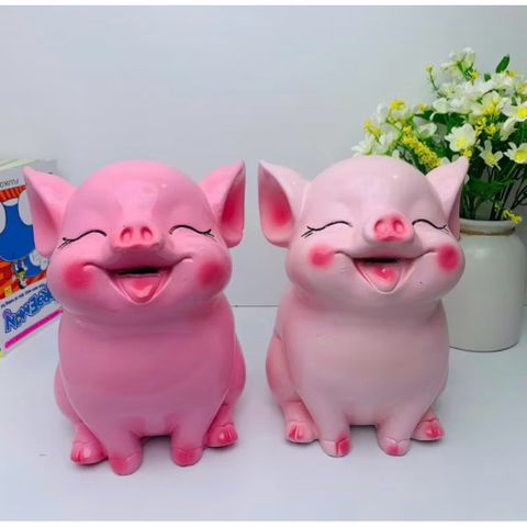 Heo đất tiết kiệm hot 3d size 20cm + 30cm