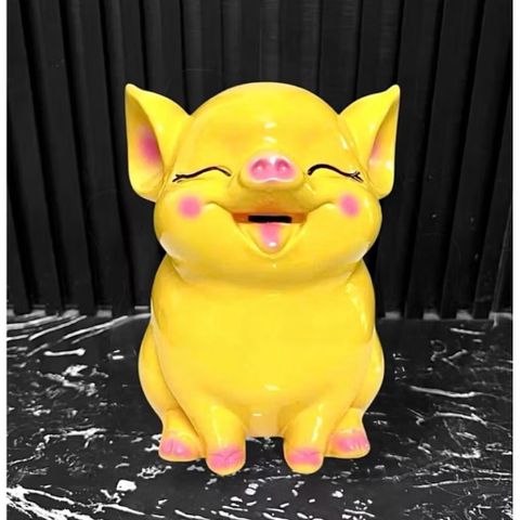 Heo đất tiết kiệm hot 3d size 20cm + 30cm