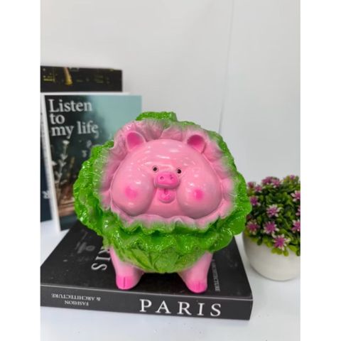 Heo đất bắp cải lỗ tròn siêu cute