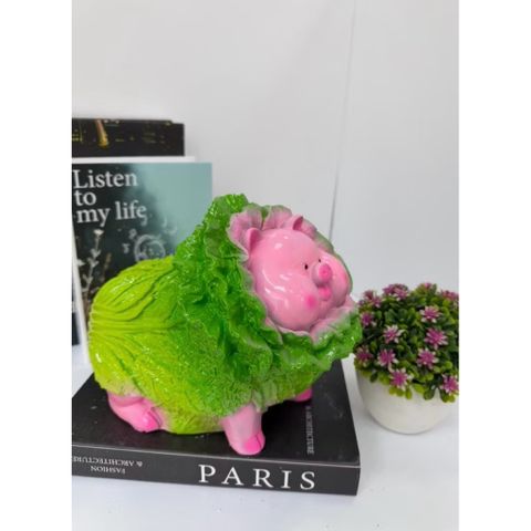 Heo đất bắp cải lỗ tròn siêu cute
