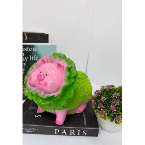 Heo đất bắp cải lỗ tròn siêu cute