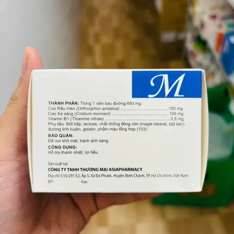 Viên tiểu xanh, thanh nhiệt, giảm tiểu gắt tiểu buốt 100 viên Miczon Blue - Mictableu
