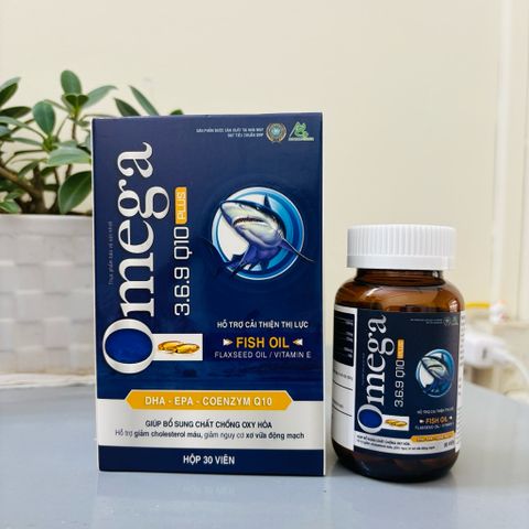 Omega 3 6 9 Q10 Plus - giảm lão hóa, tăng thị lực