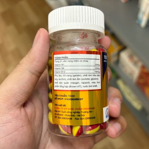 Vitamin 3B Berlin 100 viên - bổ thần kinh giảm mệt mỏi