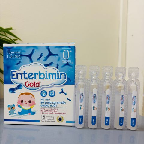 Men vi sinh 5 tỷ lợi khuẩn ENTERBIMIN 15 ống - dùng được cho bé từ 0 tháng tuổi
