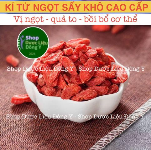 Kỉ Tử Ngọt 100gram - Kỷ tử hữu cơ (kỳ tử thượng hàng, trà đẹp da, sáng mặt, chống lão hóa) - Shop Dược Liệu Đông Y