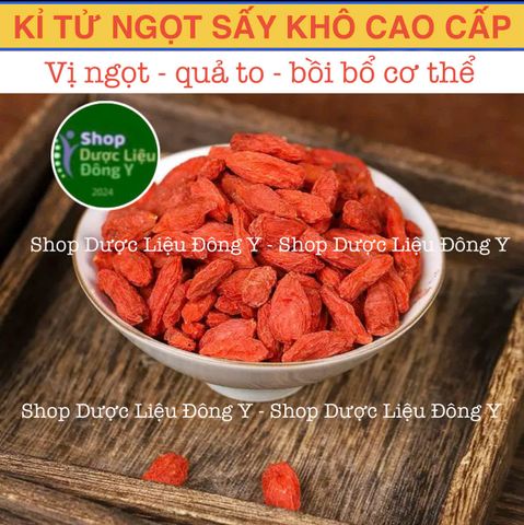 Kỉ Tử Ngọt 100gram - Kỷ tử hữu cơ (kỳ tử thượng hàng, trà đẹp da, sáng mặt, chống lão hóa) - Shop Dược Liệu Đông Y