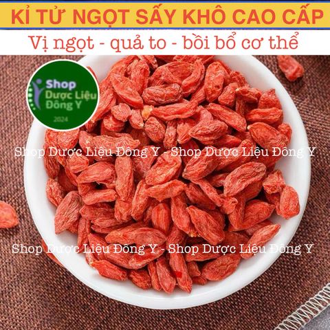 Kỉ Tử Ngọt 100gram - Kỷ tử hữu cơ (kỳ tử thượng hàng, trà đẹp da, sáng mặt, chống lão hóa) - Shop Dược Liệu Đông Y