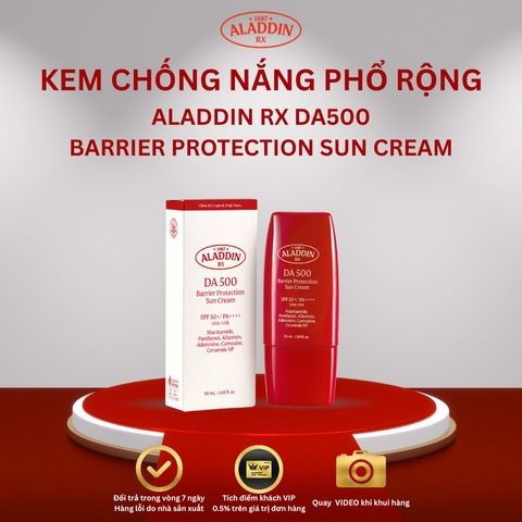 Kem chống nắng phổ rộng Aladdin Rx DA500 SPF 50+/ PA++++