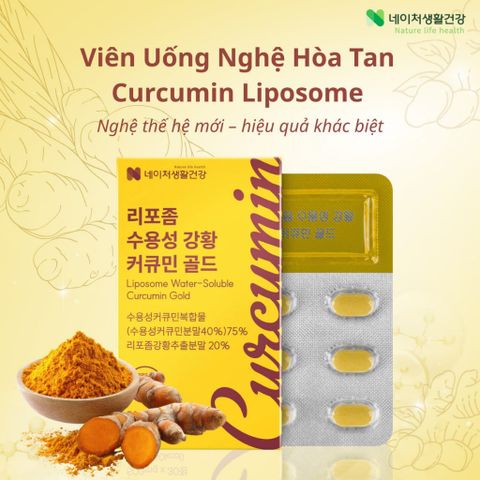 Viên Uống Nghệ Hòa Tan Curcumin Liposome