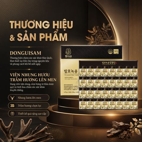 [DongUiSam] Viên An Cung Trầm Hương Nhung Hươu - 32 Viên 763304