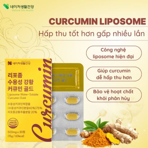 Viên Uống Nghệ Hòa Tan Curcumin Liposome