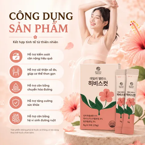 [Beyond Origin] Trà Detox Giảm Cân Hibiscus Daily Balance